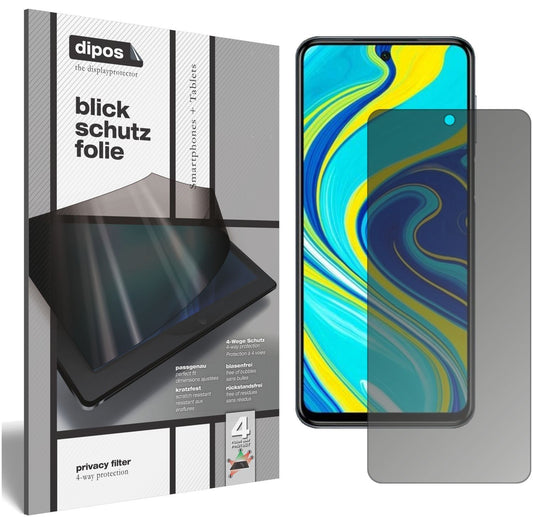 Blickschutzfolie für Xiaomi Redmi Note 9S matt Sch (1)