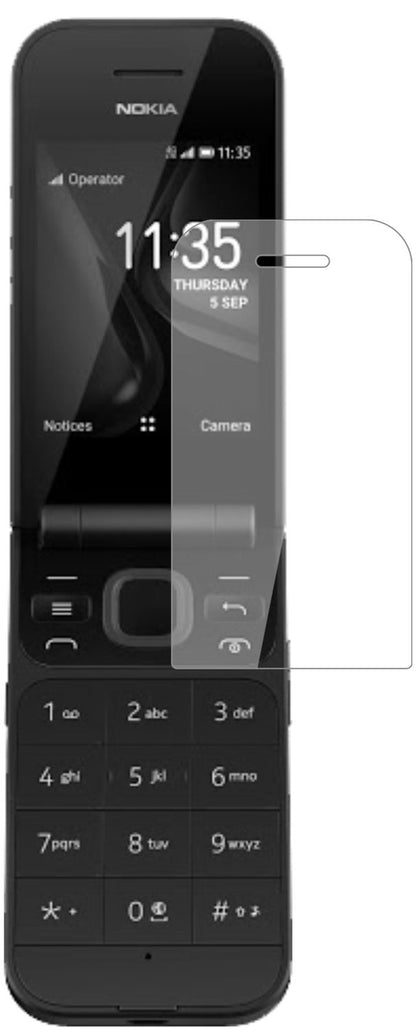 2x 9H Schutzfolie für Nokia 2720 Flip Panzerfolie (2)