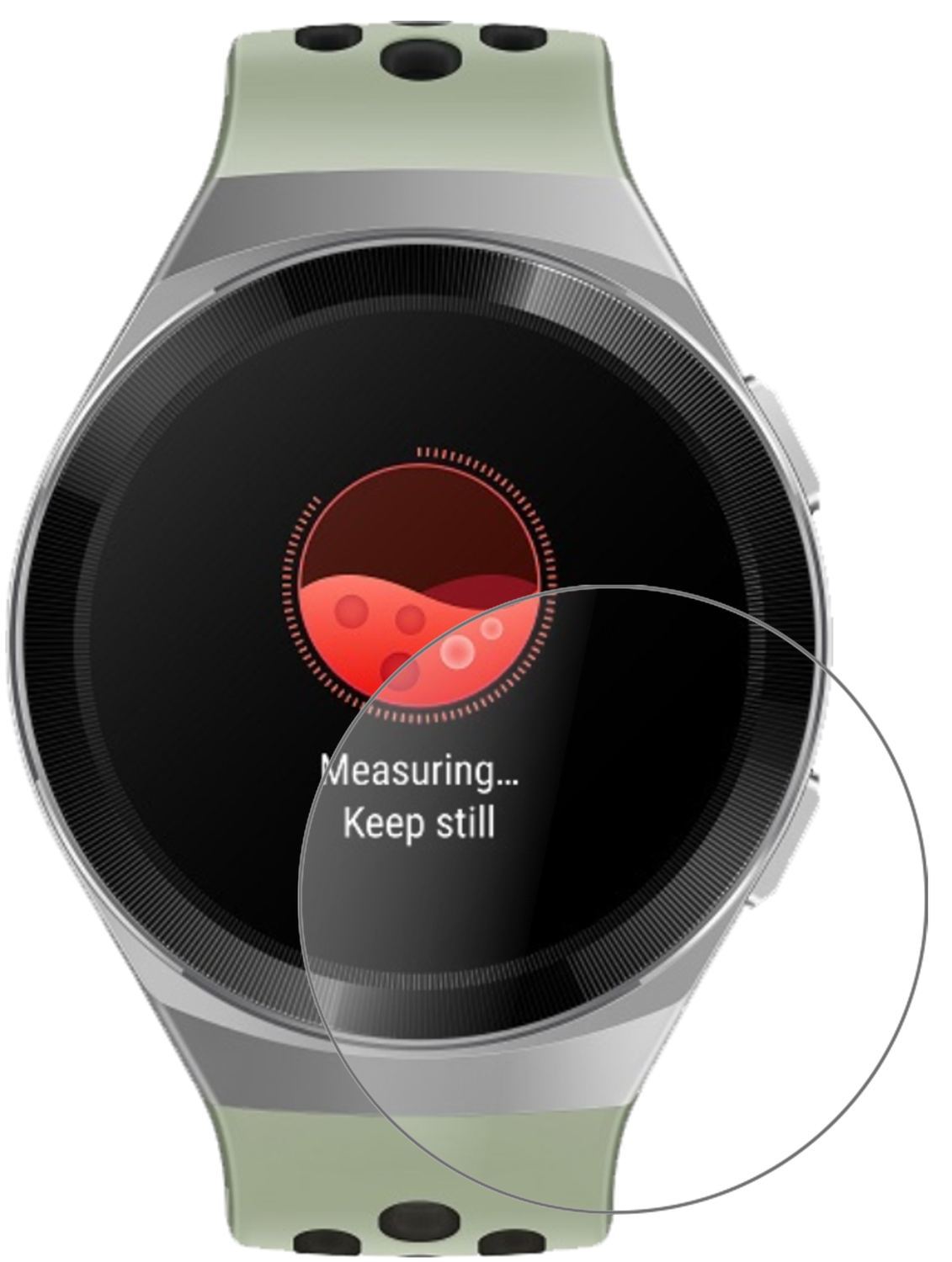 2x 9H Schutzfolie matt für Huawei Watch GT 2e Panz (2)