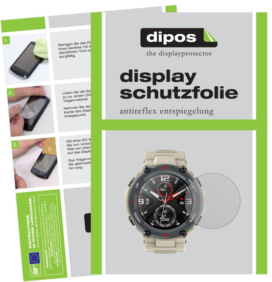 5x Schutzfolie matt für Huami Amazfit T-Rex Displa (1)