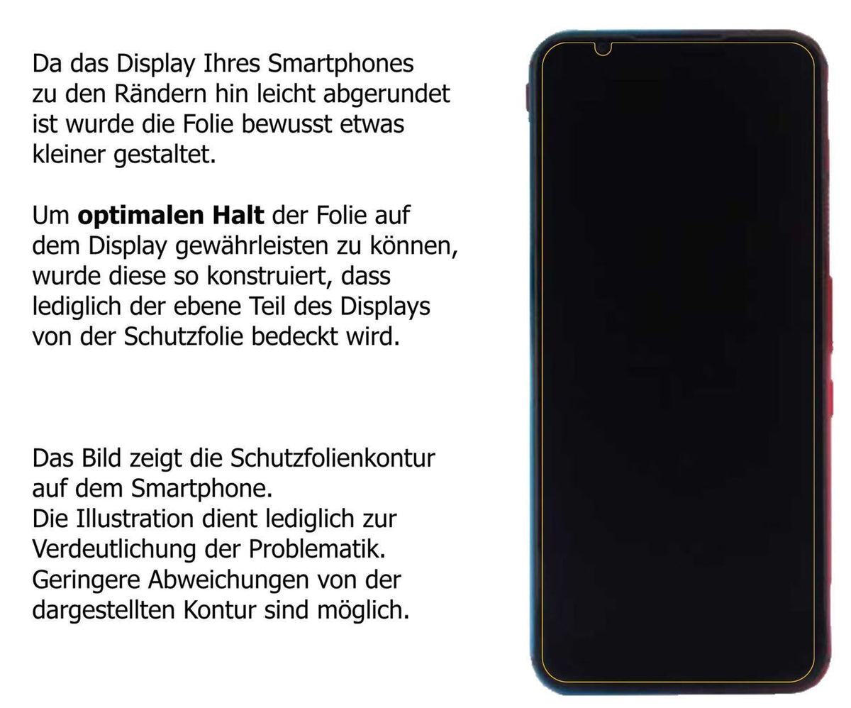 2x 9H Schutzfolie matt für nubia Red Magic 5G Panz (3)