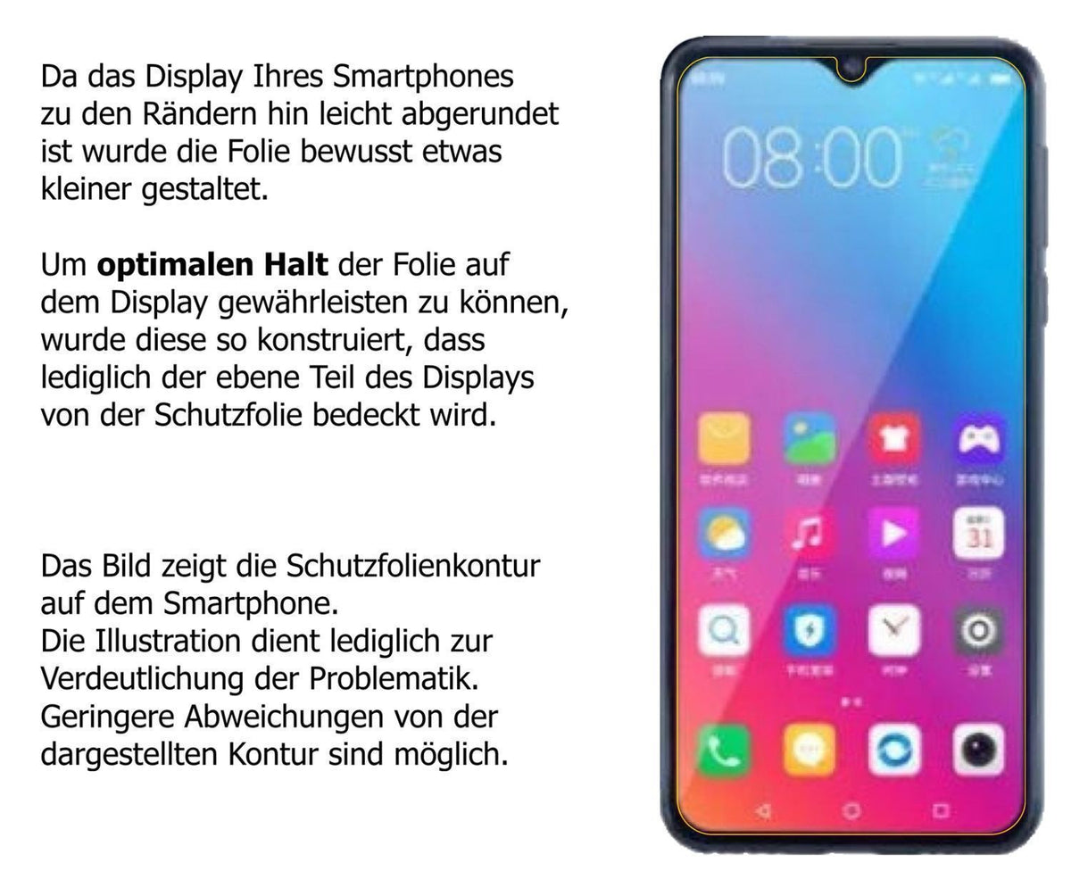 Blickschutzfolie für Gionee Steel 5 matt Schutzfol (5)
