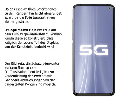 Blickschutzfolie für Vivo iQOO 3 matt Schutzfolie  (5)