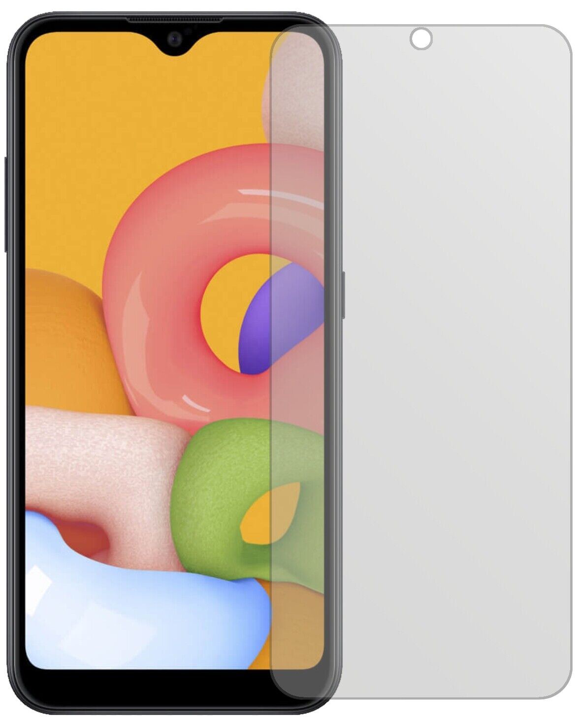 5x Schutzfolie matt für Samsung Galaxy A01 Display (2)