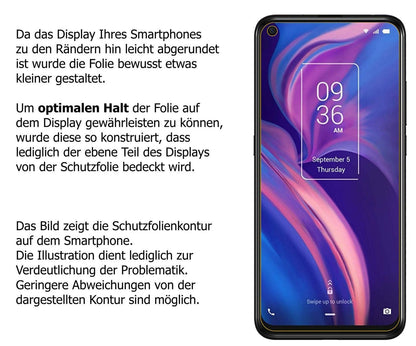 1x Schutzfolie klar für TCL Plex Display-Schutzfol (5)