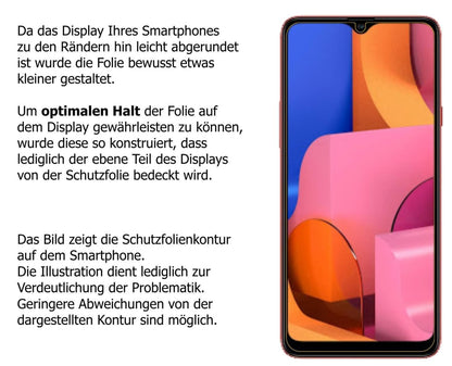2x 9H Schutzfolie für Samsung Galaxy A20s Panzerfo (3)