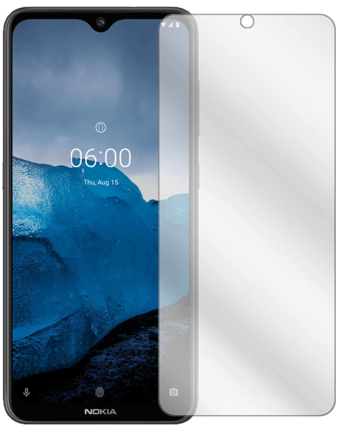 2x Schutzfolie klar für Nokia 46059 Display-Schutz (2)