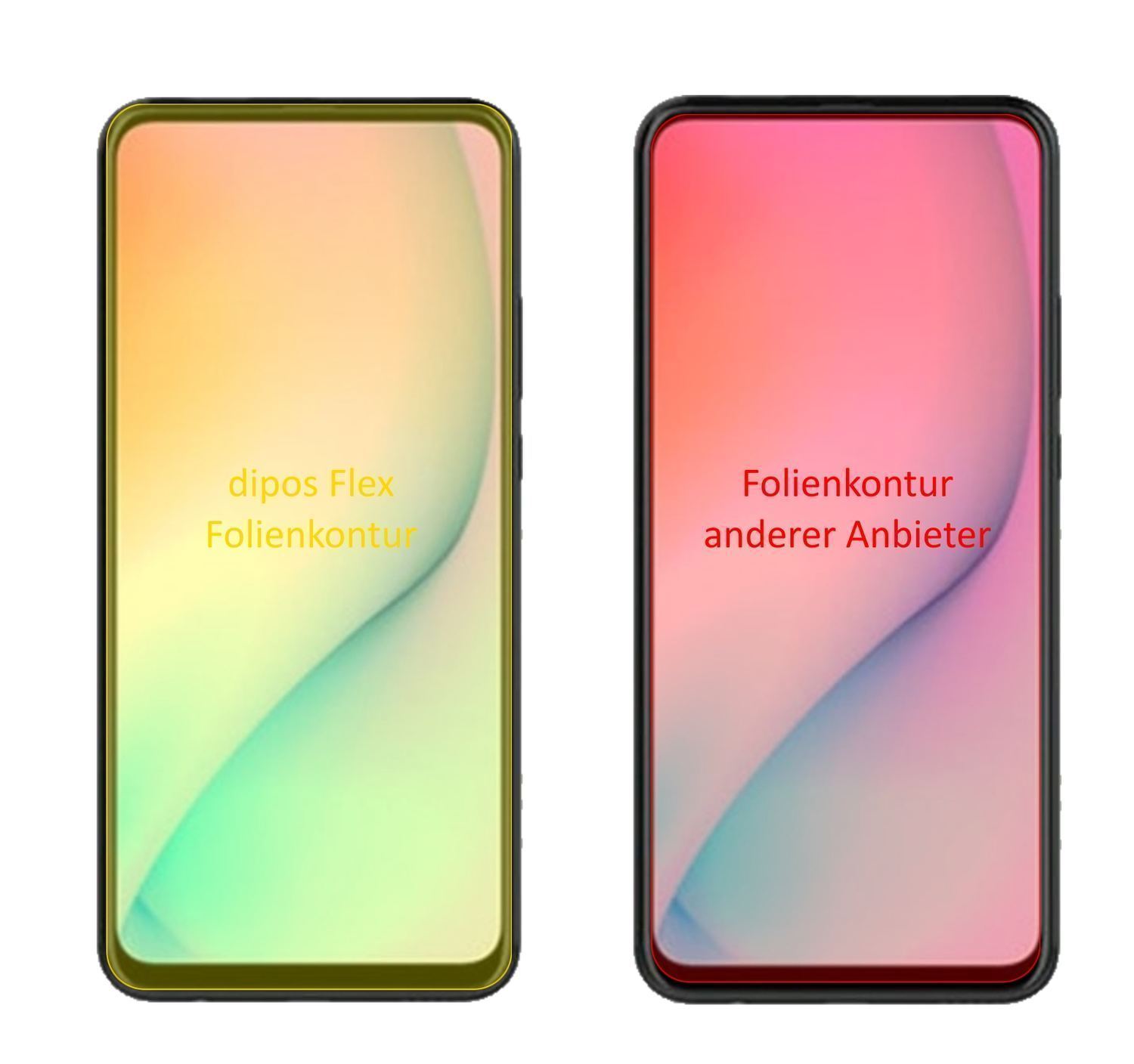 2x 3D Full Cover Schutzfolie für Huawei Enjoy 10 P (2)
