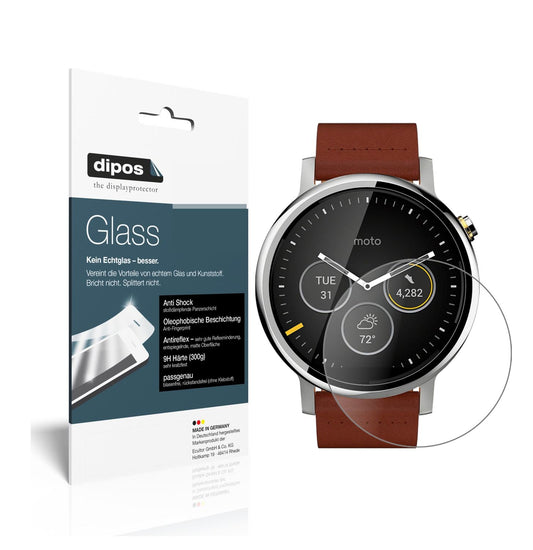 2x 9H Schutzfolie matt für Motorola Moto 360 (2019 (1)
