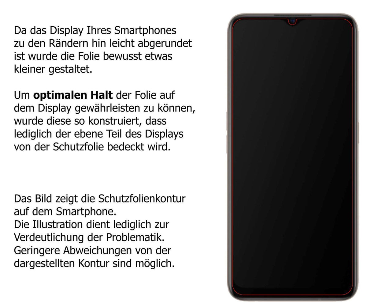 2x 9H Schutzfolie matt für Oppo A11 Panzerfolie (3)