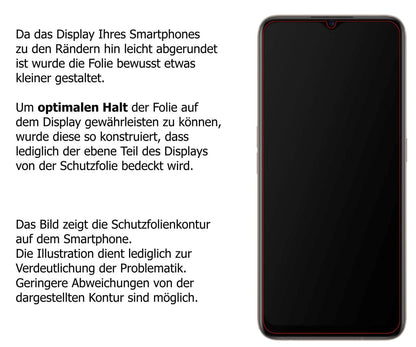 2x 9H Schutzfolie matt für Oppo A11 Panzerfolie (3)