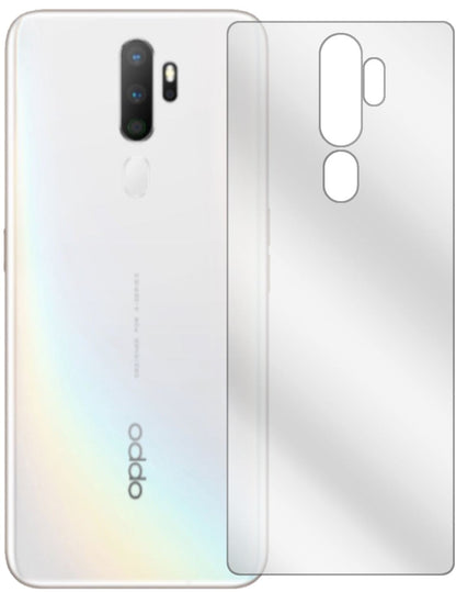 2x Schutzfolie klar für Oppo A11 Rückseite Display (2)