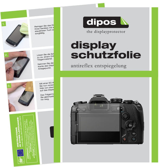 2x Schutzfolie matt für Olympus OM-D E-M1 Mark III (1)