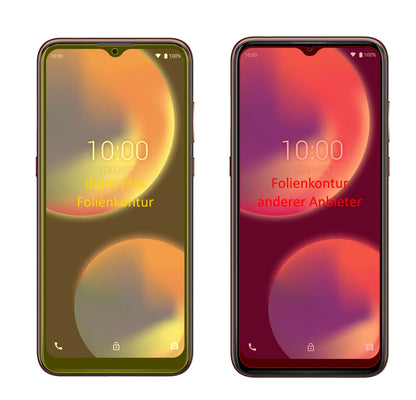 3x 3D Full Cover Schutzfolie für Wiko View 4 (2)