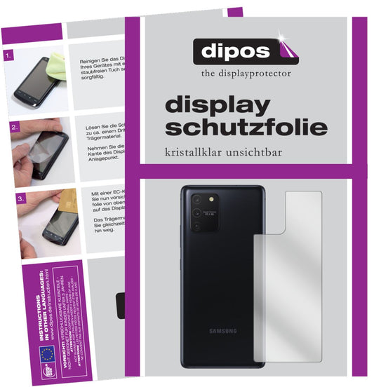 1x Schutzfolie klar für Samsung Galaxy S10 Lite Rü (1)