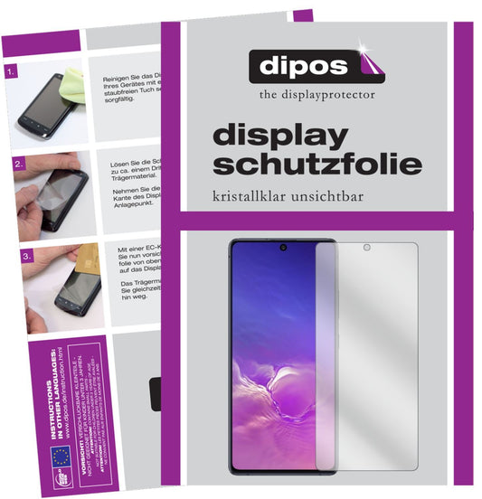 5x Schutzfolie klar für Samsung Galaxy S10 Lite Di (1)