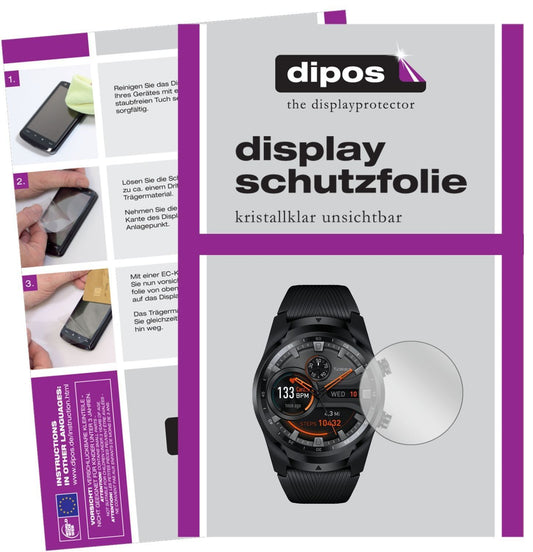 5x Schutzfolie klar für Mobvoi TicWatch Pro 4G Dis (1)