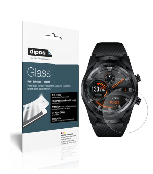 2x 9H Schutzfolie matt für Mobvoi TicWatch Pro 4G  (1)