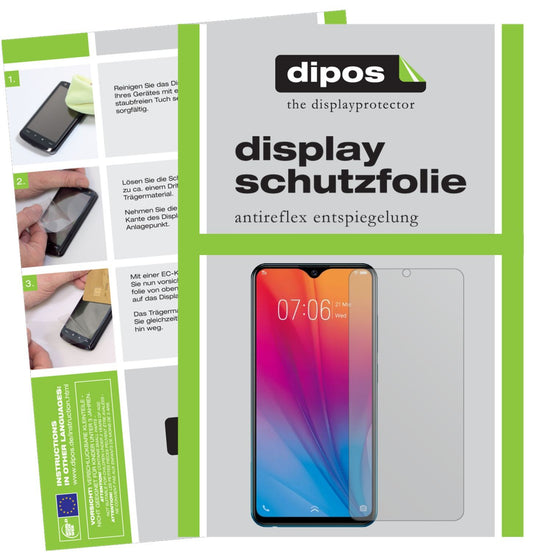 2x Schutzfolie matt für Vivo Y91C (2020) Display-S (1)