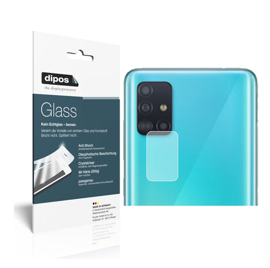 2x 9H Schutzfolie für Samsung Galaxy A71 Kameralin (1)