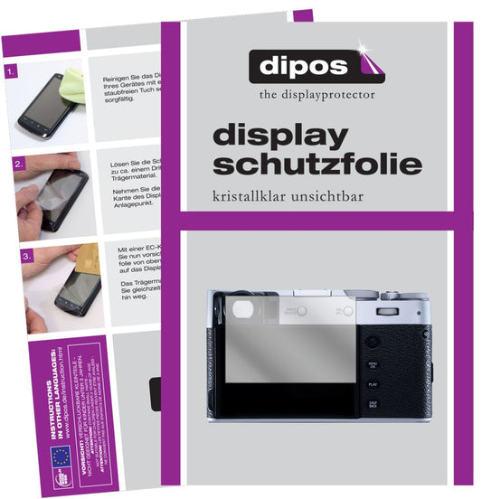 5x Schutzfolie klar für Fujifilm X100V Display-Sch (1)