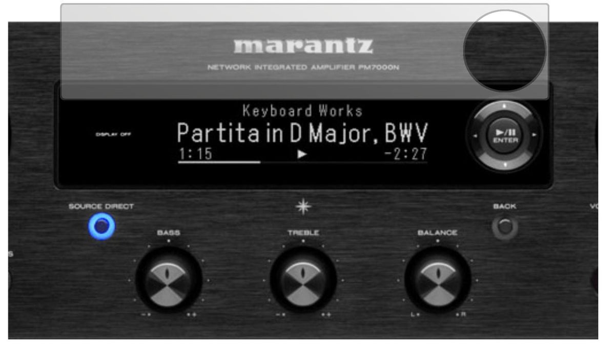 2x Schutzfolie matt für Marantz PM7000N Display-Sc (2)