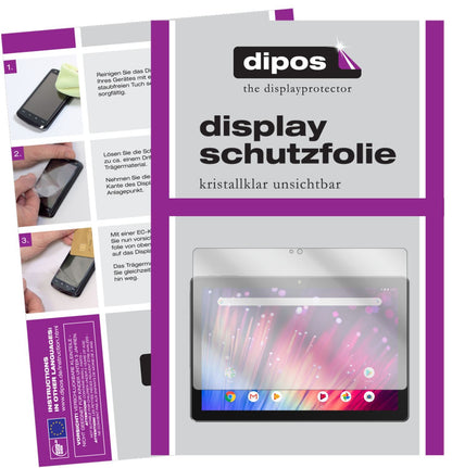 2x Schutzfolie klar für Peaq PET 100 Display-Schut (1)