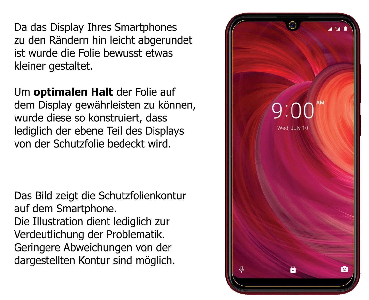 5x Schutzfolie matt für Lava Z71 Display-Schutzfol (6)
