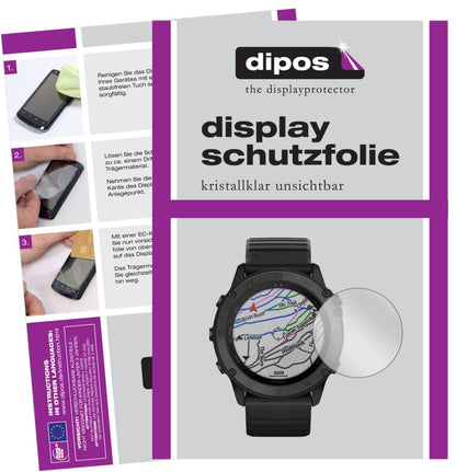 6x Schutzfolie klar für Garmin tactix Delta Displa (1)