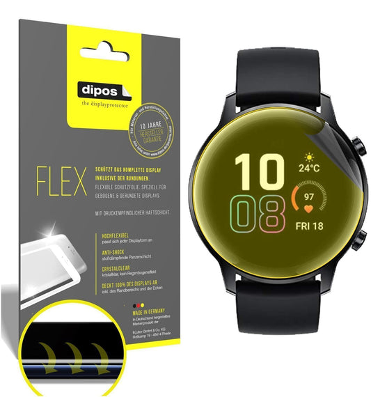 2x 3D Full Cover Schutzfolie für Honor Magic Watch (1)