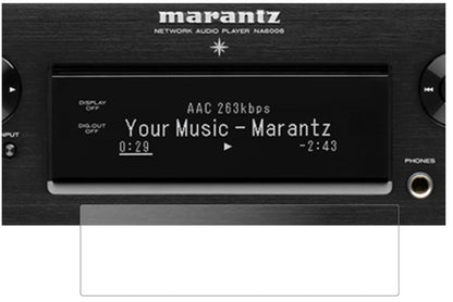 2x 9H Schutzfolie matt für Marantz NA 6006 Panzerf (2)