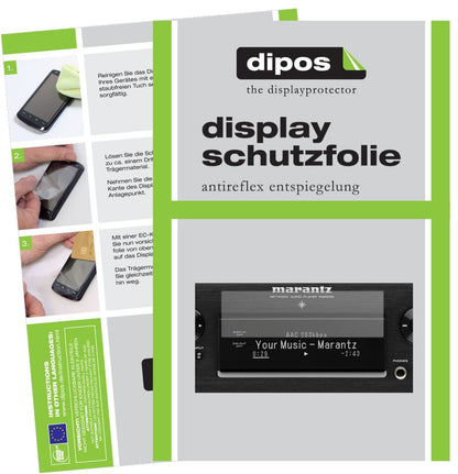 2x Schutzfolie matt für Marantz NA 6006 Display-Sc (1)