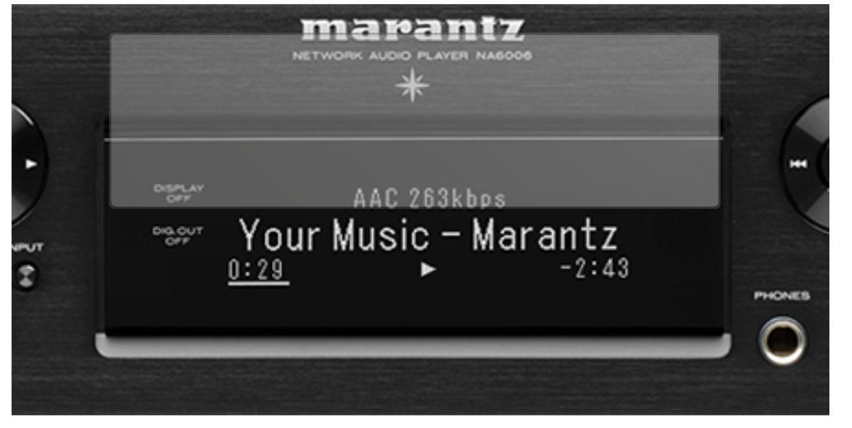 2x Schutzfolie matt für Marantz NA 6006 Display-Sc (2)