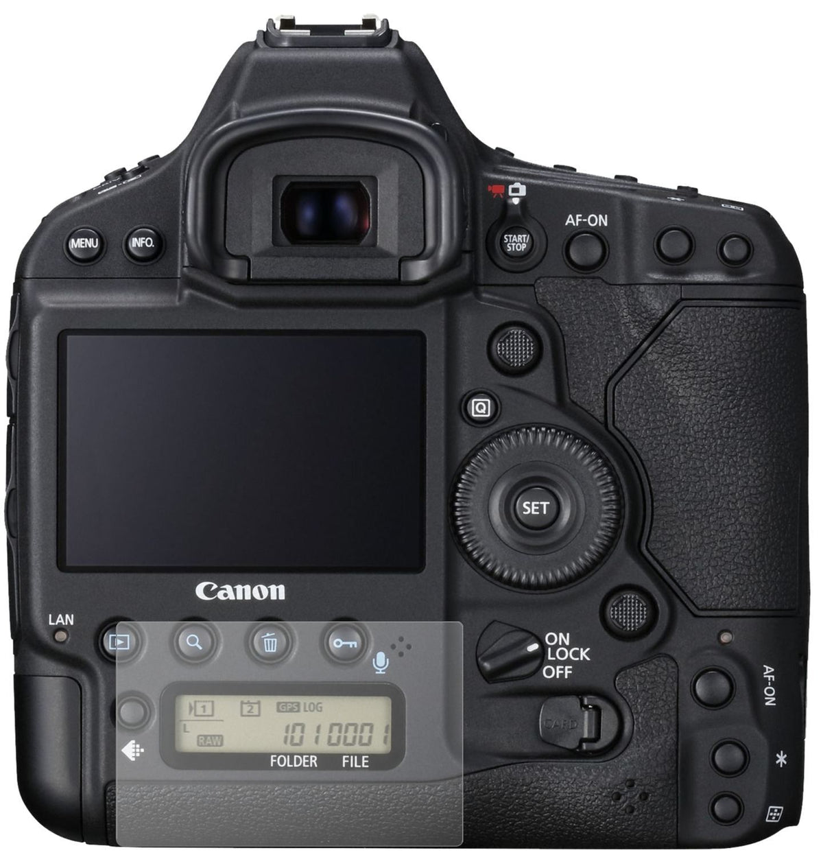 2x 9H Schutzfolie matt für Canon EOS-1D X Mark III (2)