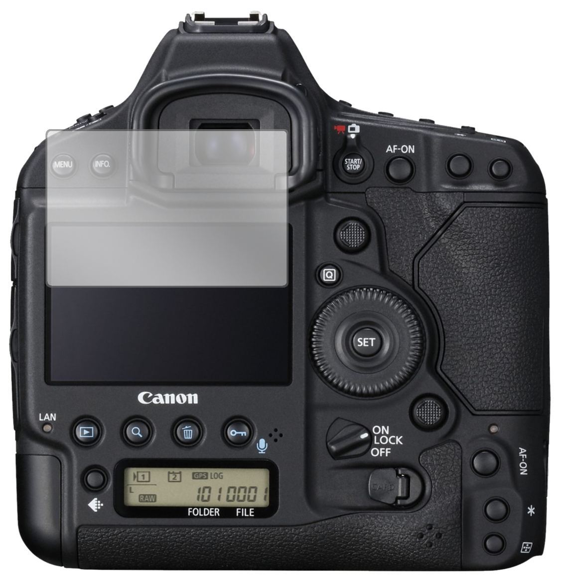 2x Schutzfolie klar für Canon EOS-1D X Mark III Di (2)