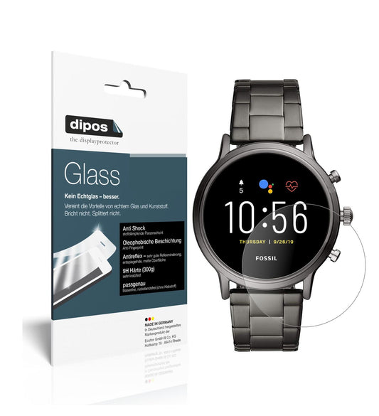 2x 9H Schutzfolie matt für Fossil Gen 5 Smartwatch (1)