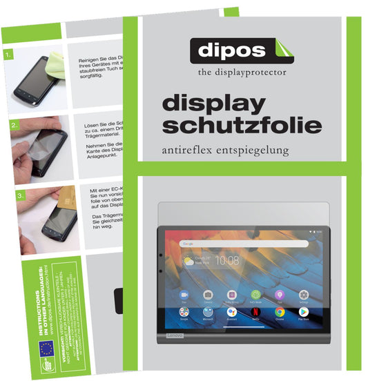 2x Schutzfolie matt für Lenovo Yoga Smart Tab 10.1 (1)