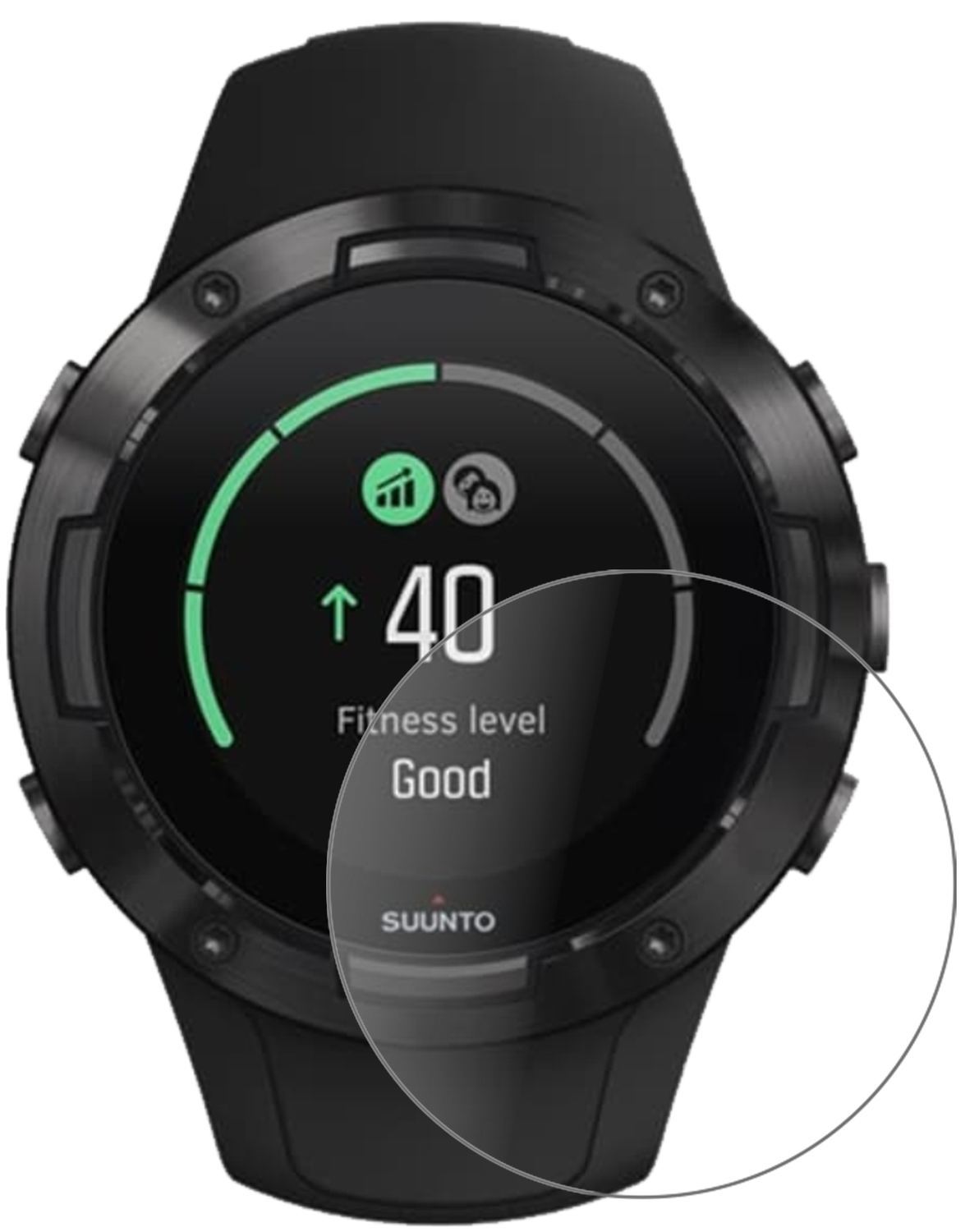 1x 9H Schutzfolie matt für Suunto 5 Panzerfolie (2)