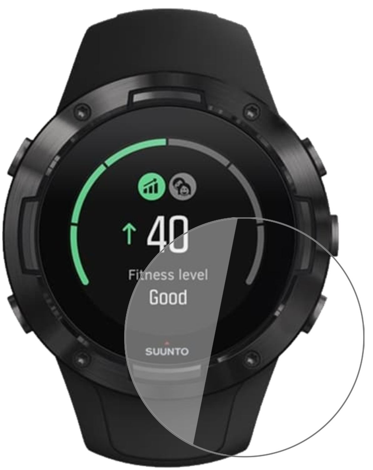 2x 9H Schutzfolie für Suunto 5 Panzerfolie (2)