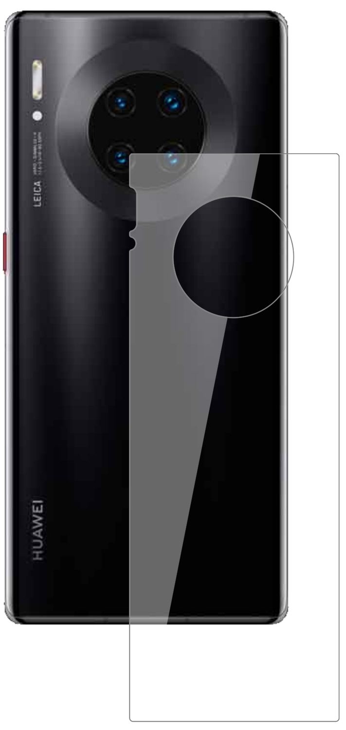 1x 9H Schutzfolie für Huawei Mate 30 Pro Rückseite (2)