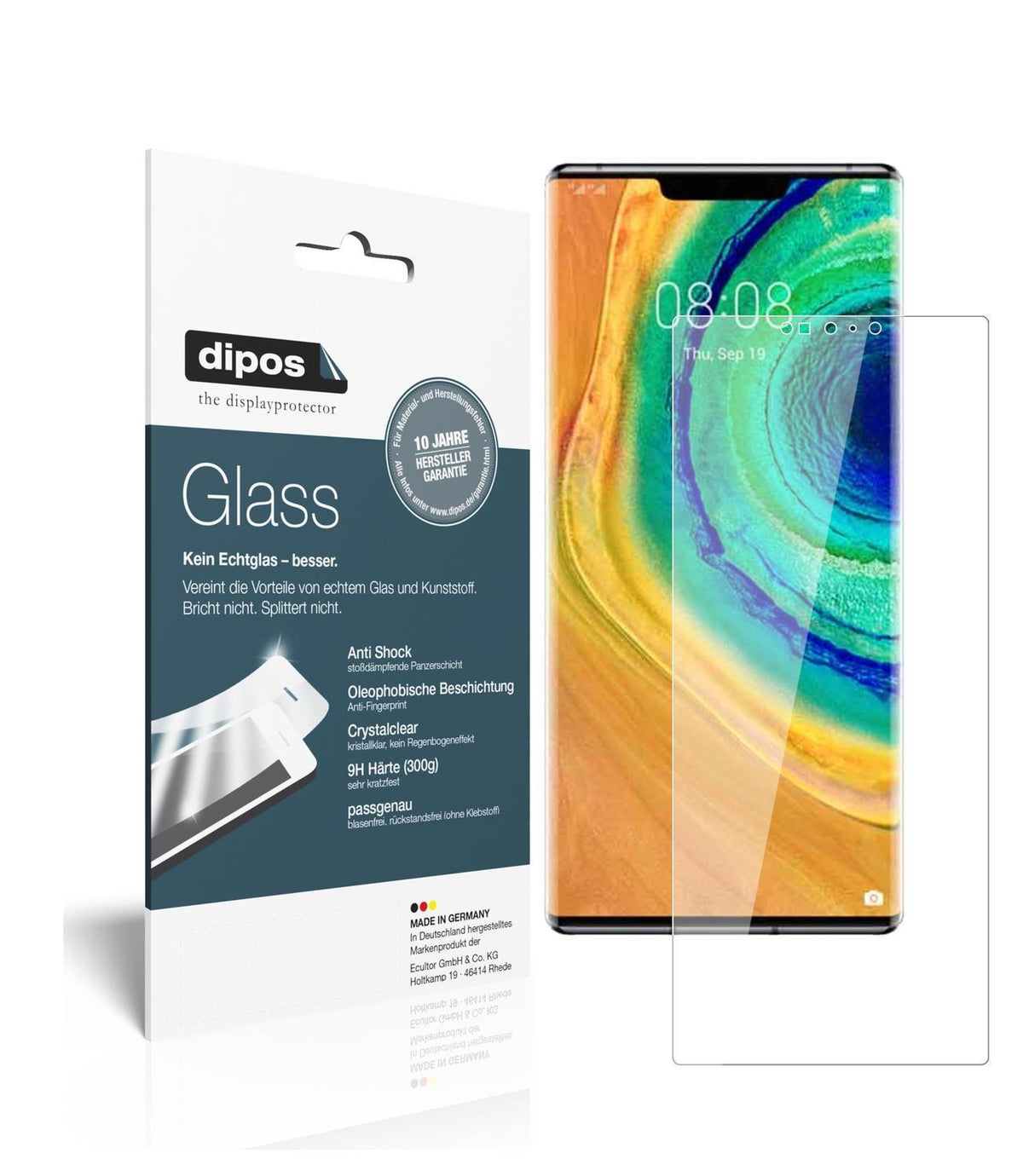 1x 9H Schutzfolie für Huawei Mate 30 Pro Panzerfol (1)