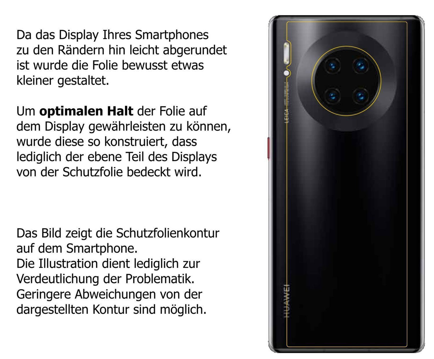 2x 9H Schutzfolie für Huawei Mate 30 Pro Rückseite (3)