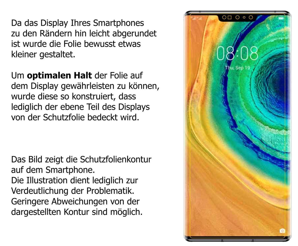 2x 9H Schutzfolie für Huawei Mate 30 Pro Panzerfol (3)