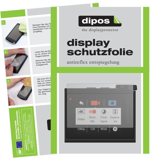 5x Schutzfolie matt für Garmin Virb Ultra 30 Displ (1)