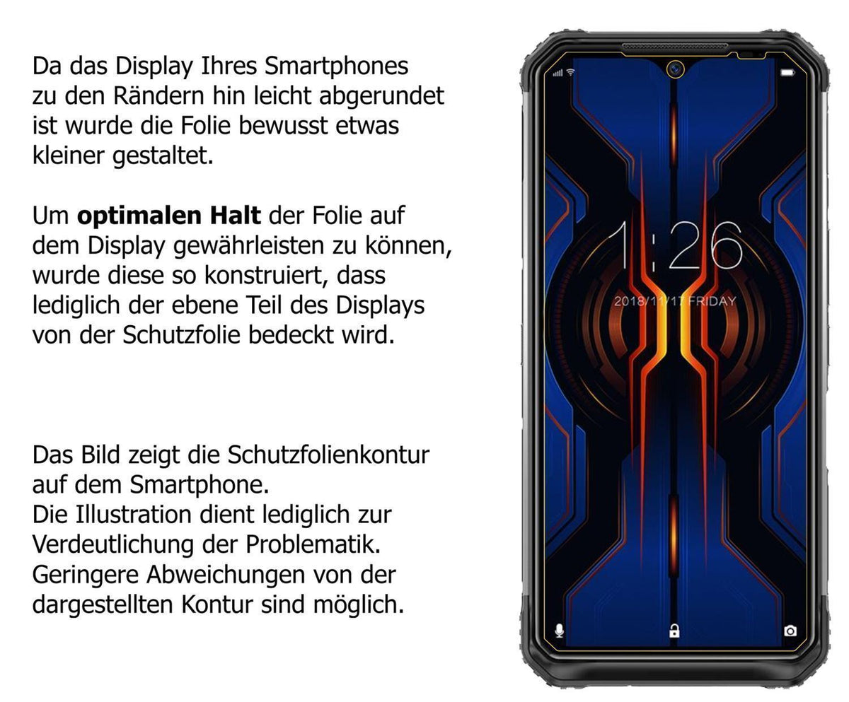 2x 9H Schutzfolie für Doogee S95 Pro Panzerfolie (3)