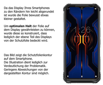 2x 9H Schutzfolie für Doogee S95 Pro Panzerfolie (3)