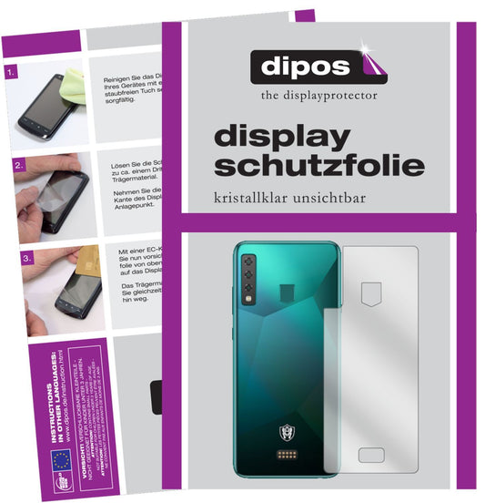 1x Schutzfolie klar für HiSense King Kong 6 Rückse (1)