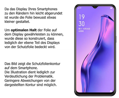 2x 9H Schutzfolie für Oppo A8 Panzerfolie (3)