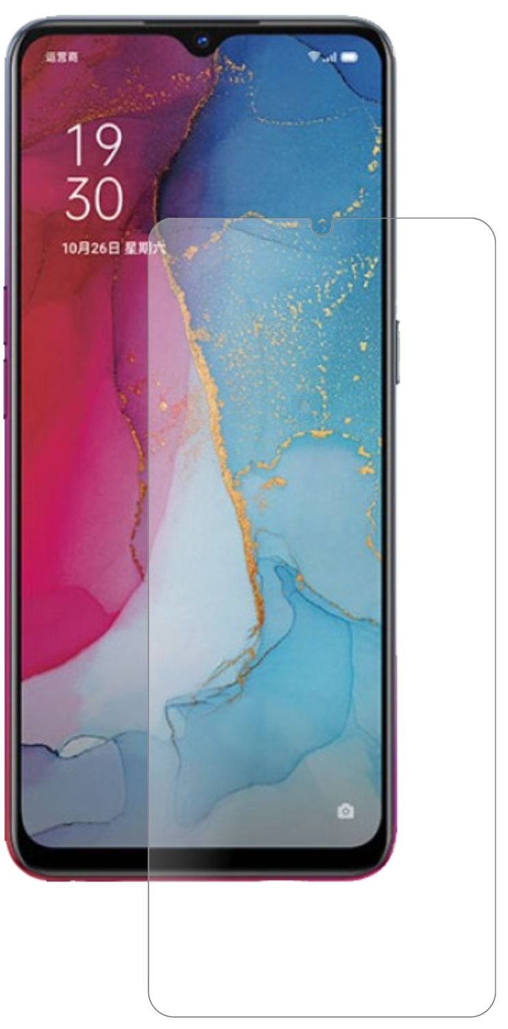 1x 9H Schutzfolie matt für Oppo Reno3 Panzerfolie (2)