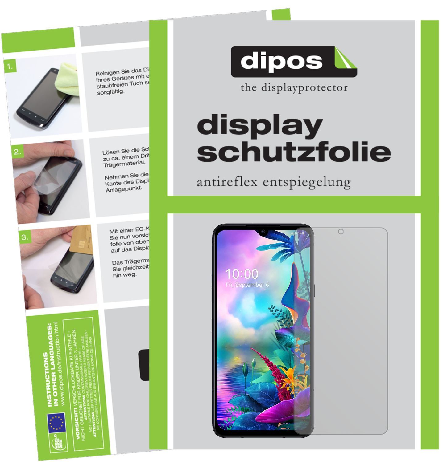 1x Schutzfolie matt für LG V50s ThinQ Display-Schu (1)